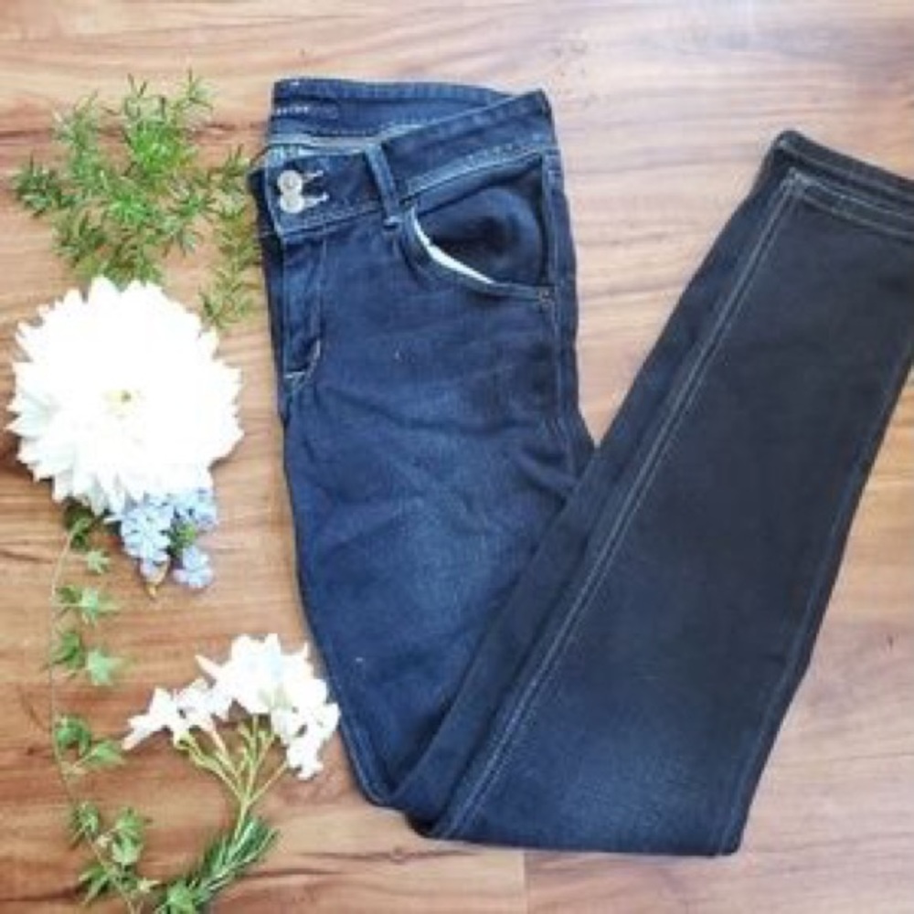 Hudson Skinny Jeans Collin Flap